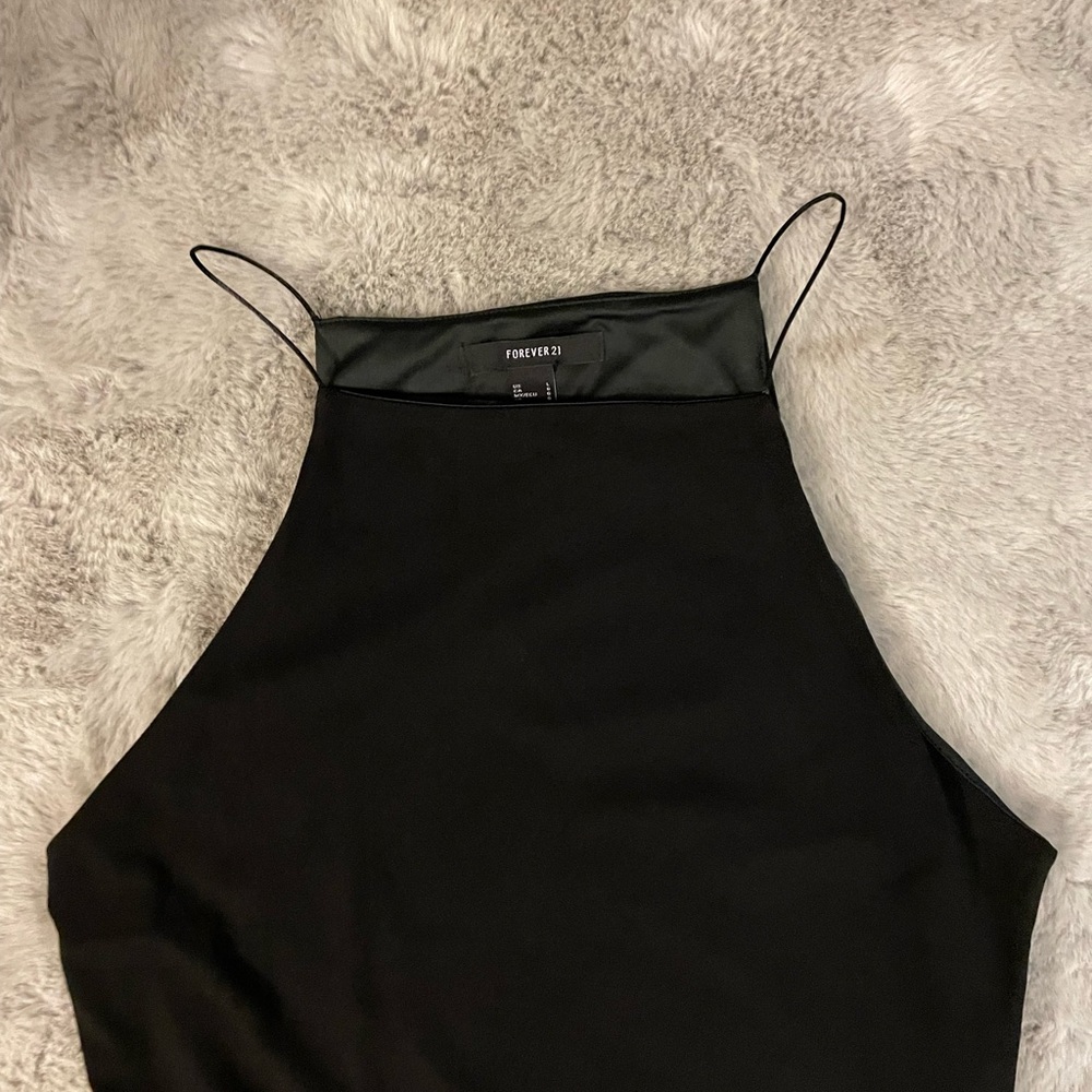 Mini black dress
